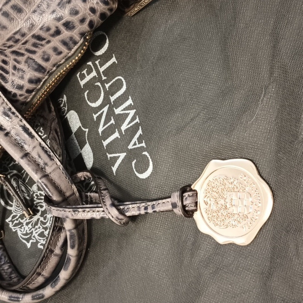 Vince Camuto Jackie Croc Satchel - Picture 6 of 13